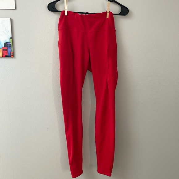 Athleta Rainer Leggings - Red, Small - Picture 9 of 11
